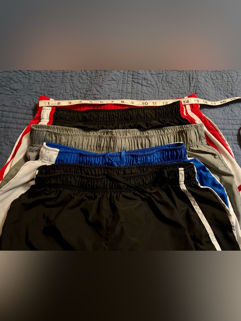 Nike Women’s Athletic  running Shorts Bundle - Black, Gray, Blue, Red DRI fit